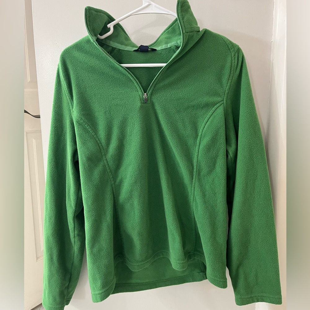 Lands End Quarter Zip Jacket Size medium